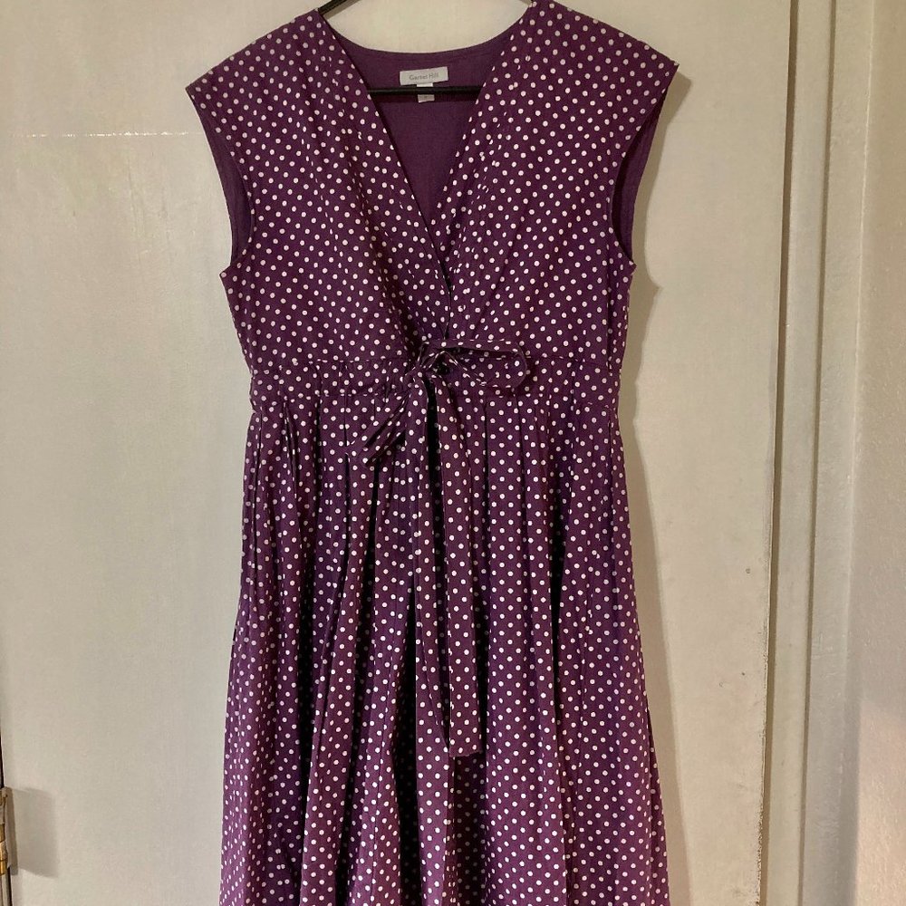 Garnet Hill Polka Dot Dress Size 6